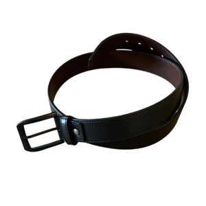 Beltox Fine Black Leather Men’s Belt - 40-42”